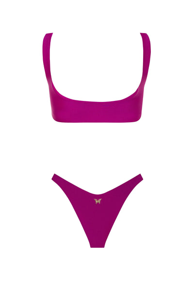 Orchids of Biscayne Fuchsia Bikini Bottom 2022 Nikoza Swimwear Orchids of Biscayne Fuchsia Bikini Bottom Olga Nikoza Swimwear