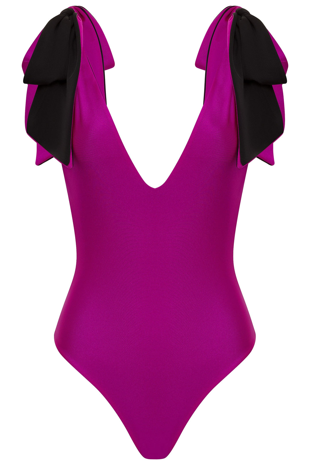 pink-black-reversible / XS American Lady Black/Fuchsia Reversible One Piece Swimsuit 2022 Nikoza Swimwear American Lady Black Fuchsia One Piece Swimsuit Olga Nikoza Swimwear