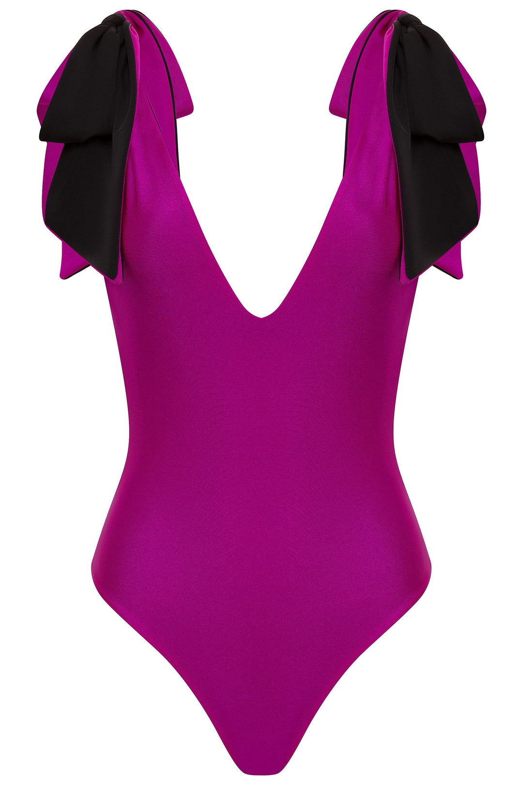 pink-black-reversible / XS American Lady Fuchsia/Black Reversible One Piece Swimsuit 2022 Nikoza Swimwear American Lady Fuchsia Black One Piece Swimsuit Olga Nikoza Swimwear