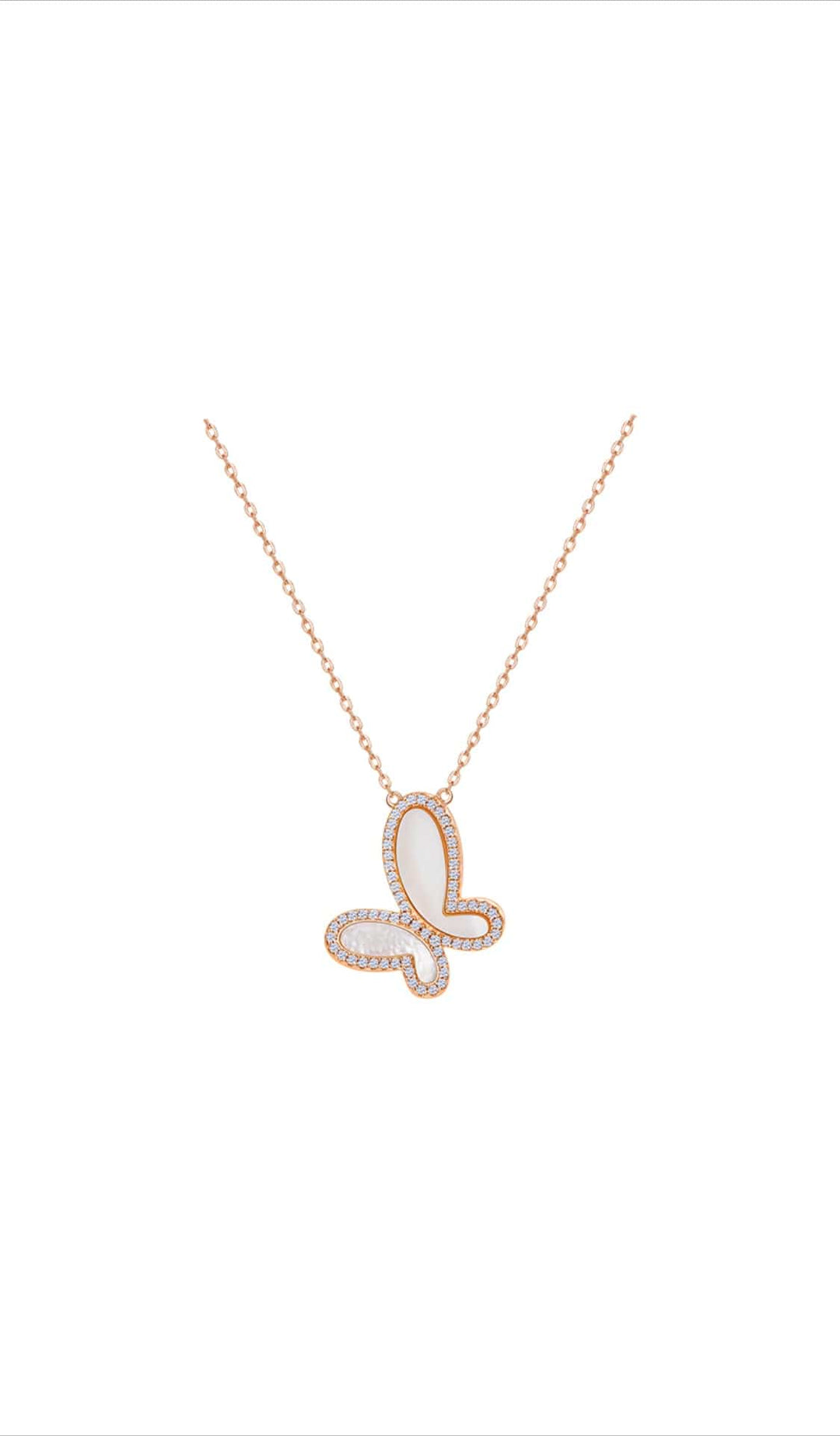 おすすめ【8 by YOOX】ANGEL & BUTTERFLIES NECKLACE ネックレス Sunshine Butterfly Necklace - Eriness Jewelry