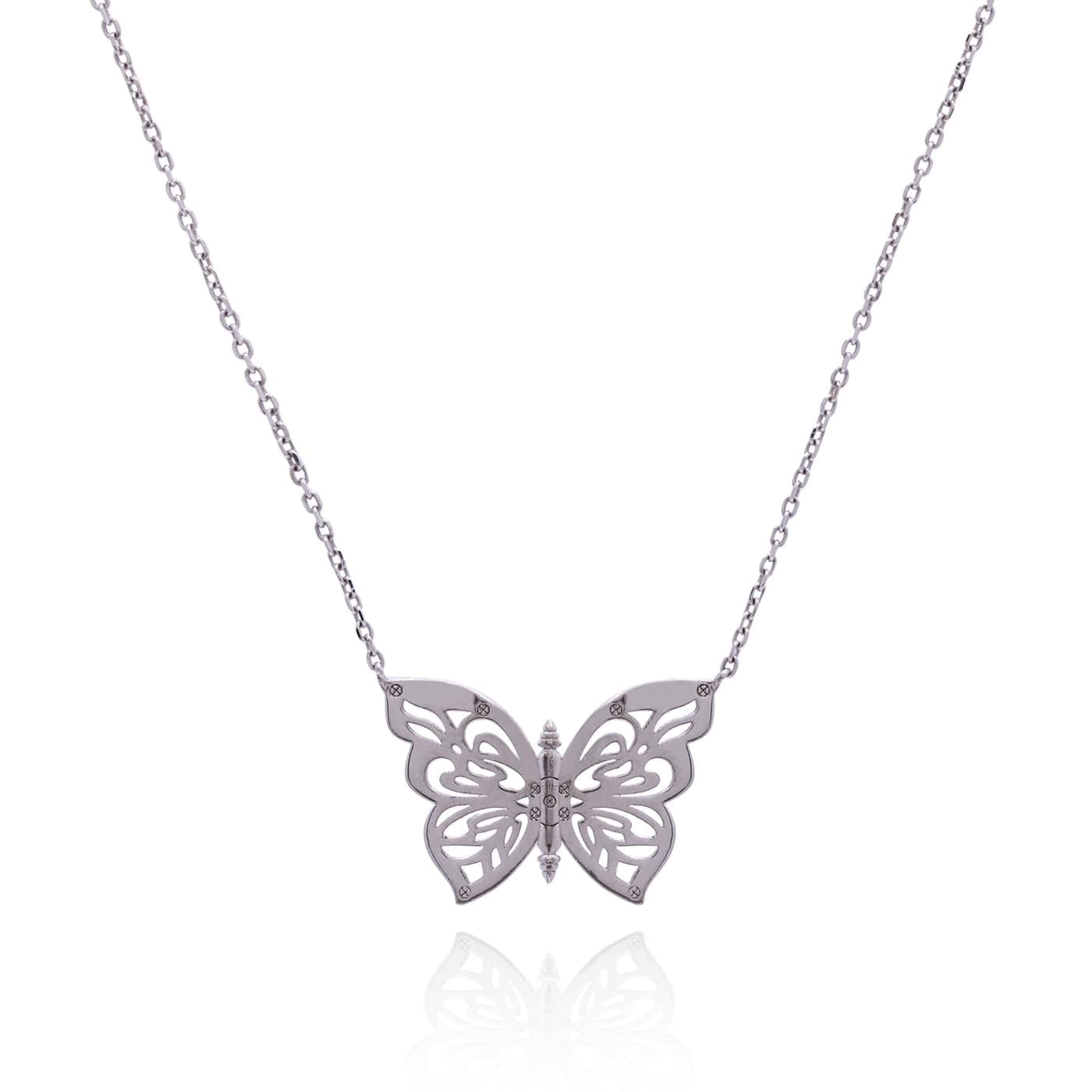 Necklace silver 18k Gold Papillon Butterfly Women's Necklace Jewelry 2022 18k Gold Papillon Butterfly Women's Necklace Jewelry Olga Nikoza Swimwear