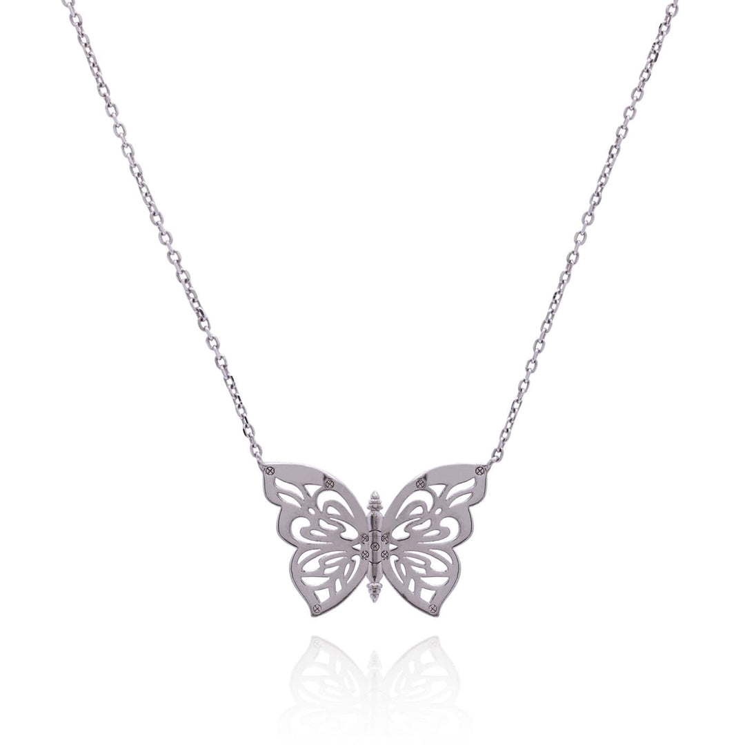 Necklace silver .925 Silver Papillon Butterfly Women's Necklace Jewelry 2022 Silver Papillon Butterfly Women's Necklace Jewelry Olga Nikoza Swimwear