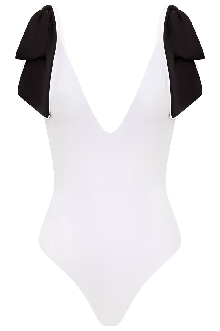white-black-reversible / XS American Lady Black/White Reversible One Piece Swimsuit 2022 Nikoza Swimwear American Lady Black One Piece Swimsuit Olga Nikoza Swimwear