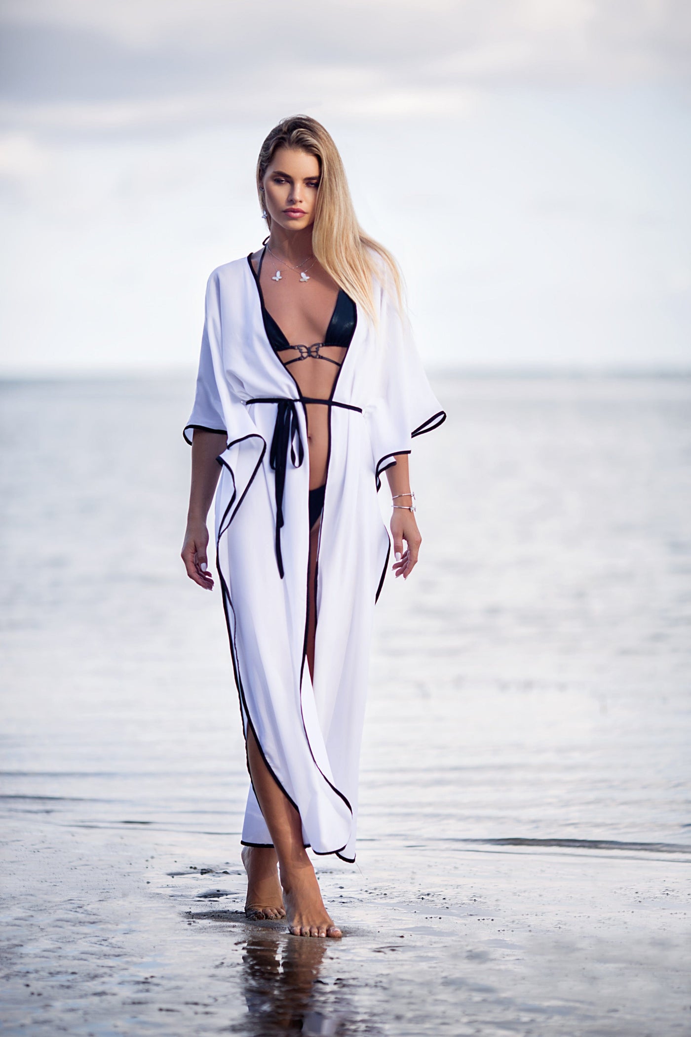 cover up White / One Size Key Largo cover up (long) 2023 Nikoza Swimwear Key Largo cover up (long) Olga Nikoza Swimwear