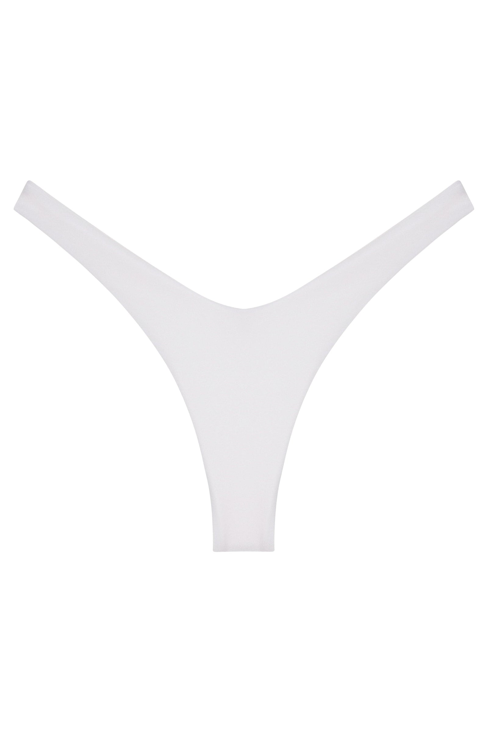 White / XS Ludisia Black & White Stripe Bikini Bottom 2022 Nikoza Swimwear Ludisia Black White Stripe Bikini Bottom Olga Nikoza Swimwear