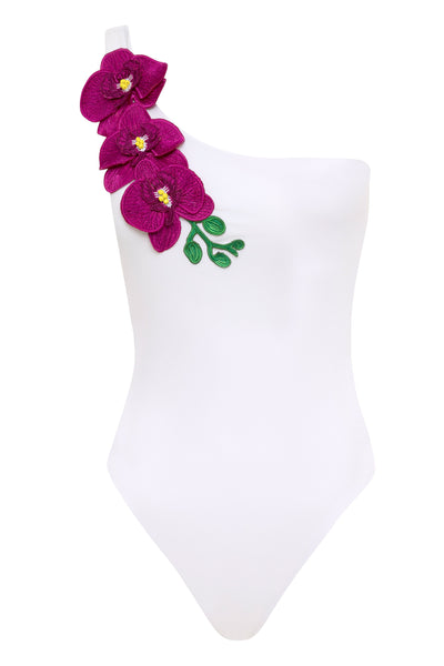 Swimwear White / XS Vanda White One Piece Swimsuit 2022 Nikoza Swimwear Vanda White One Piece Swimsuit Olga Nikoza Swimwear