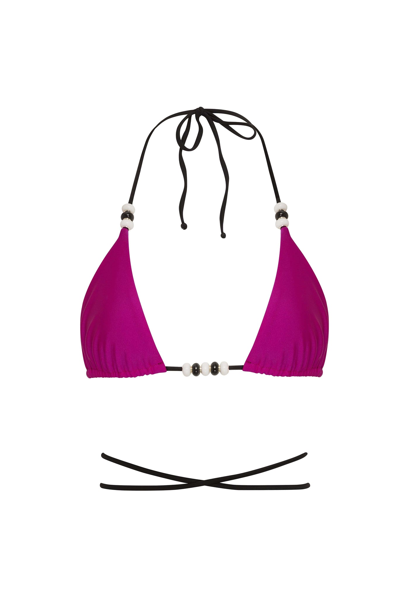 XS / pink-black-reversible Copy of Cattleya Top 2023 Nikoza Swimwear Fuchsia Black Cattleya Triangle Bikini Top Olga Nikoza Swimwear